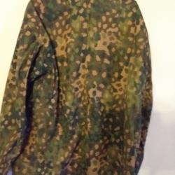 VESTE MOD 44 ALLEMAND CAMOUFFLE " PETITS POIS" belle repro annee 1970