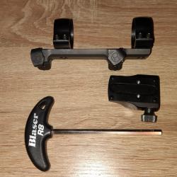 Montage HMS pour Blaser+montage  Docter +cl&eacute; Blaser R8