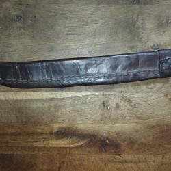 Fourreau machette cuir