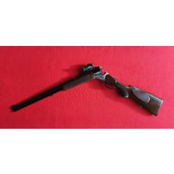 CARABINE  EXPRESS  SUPERPOSE  Fr.  Wilh.  HEYM,  calibre 7 x 65 R avec un viseur AIMPOINT Micro H2