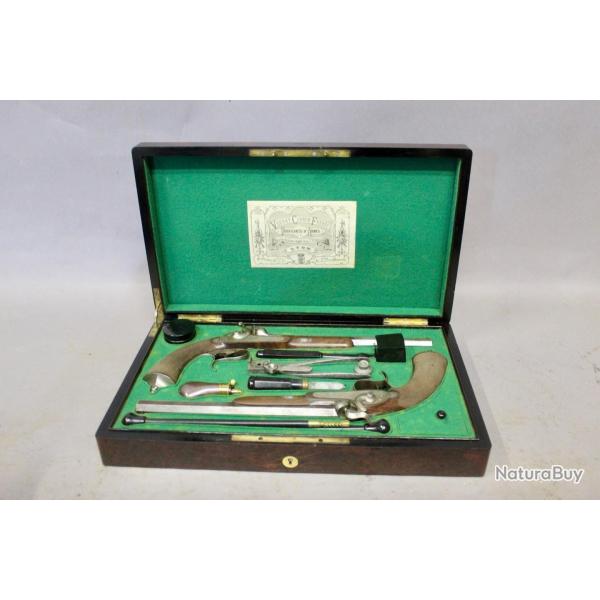 Coffret de pistolets de duels Verney Carron fr�res XIX�me