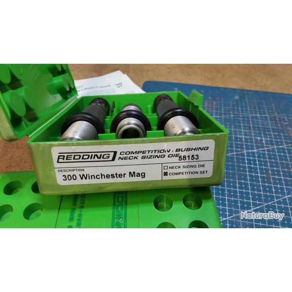 Jeux outils REDDING 300 Winchester Mag comp�tition bushing