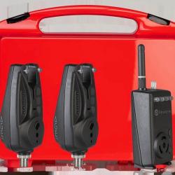 Coffret 2 Détecteur De Touche Carpsounder Age Pro + Centrale. AGEPRO-BK-FS2