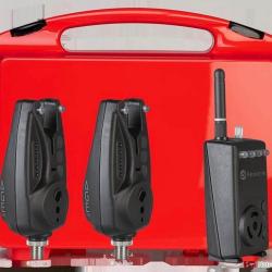 Coffret 2 D&eacute;tecteur De Touche Carpsounder Age Pro + Centrale. AGEPRO-BK-FS2