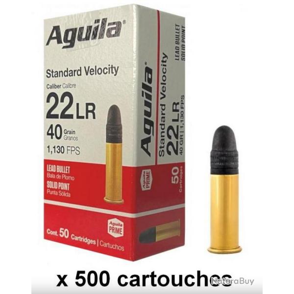 AGUILA 22lr Standard Soft Point /500