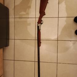 Fusil monocoup pliant cal.12/76 magnum canon 80 cm