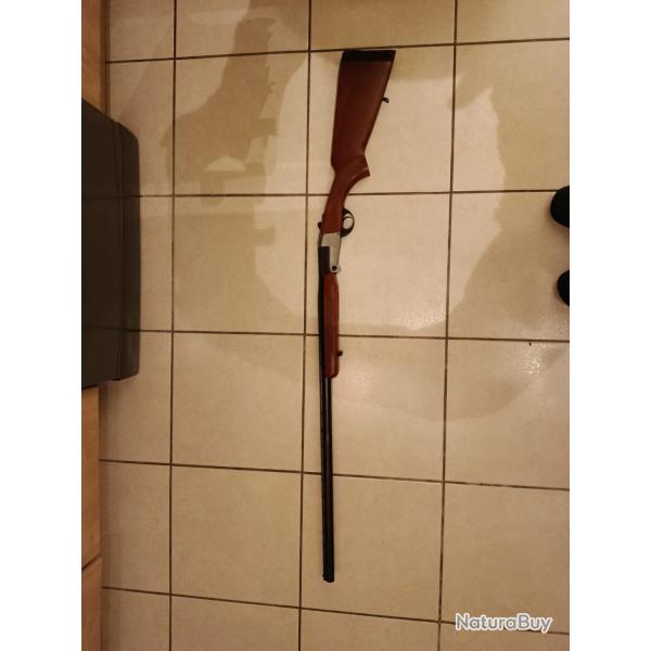 Fusil monocoup pliant cal.12/76 magnum canon 80 cm