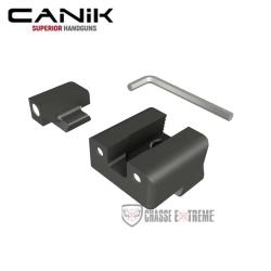 Hausse et Guidon CANIK 3 Points Blanc Tactical TP9 SF/SFX/METE/SUB/Elite