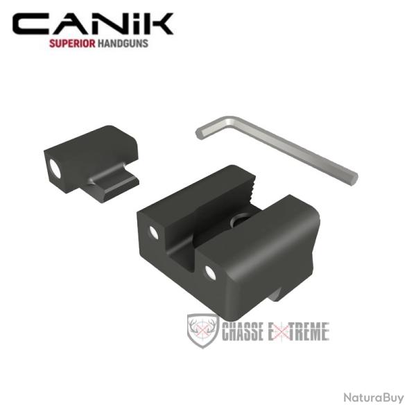 Hausse et Guidon CANIK 3 Points Blanc Tactical TP9 SF/SFX/METE/SUB/Elite
