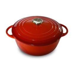 COCOTTE RONDE EN FONTE EMAILLEE 3L - BAUMALU