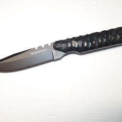 Couteau Wildsteer Baby Wild Micarta Noir Toxifié Edition limitée 20 ANS