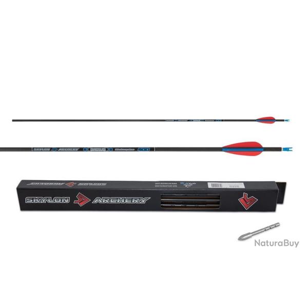 Lot de 12 fl�ches Skylon Radius 4,2 mm en carbone 400 100-120 gr