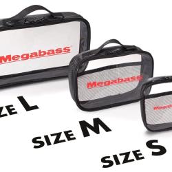 Pochette Megabass Clear Pouch II L 17 x 30 x 5cm