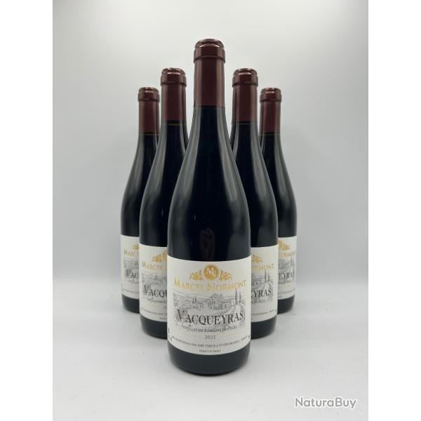 2021 Marcel de Normont Vacqueyras Rouge - 6 Bouteilles
