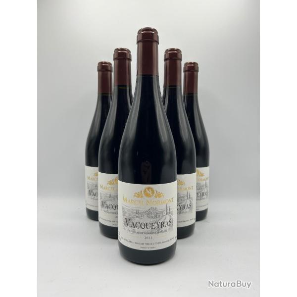 2021 Marcel de Normont Vacqueyras Rouge - 6 Bouteilles