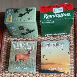 LOT DE CARTOUCHES DE CHASSE