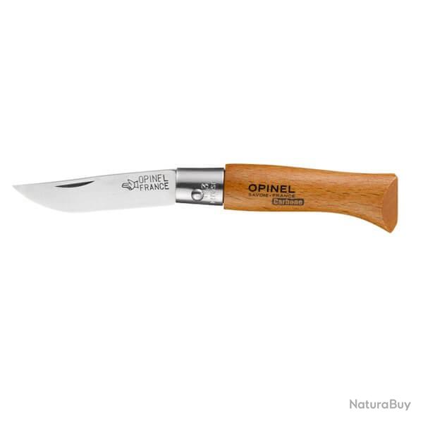 Couteau pliant Opinel N 03 "Tradition carbone"