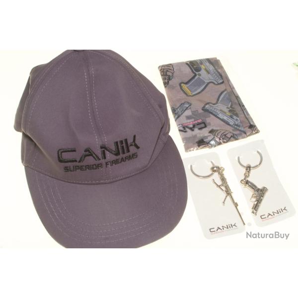 Casquette brod�e et tour de cou CANIK
