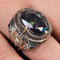 Bague chevalière lion