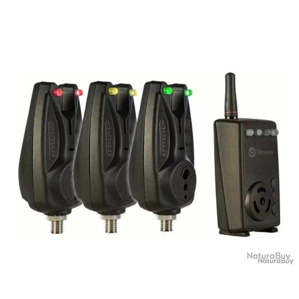 Carp Sounder Age One D�tecteur de touche sans fil 3+1 Set diff.