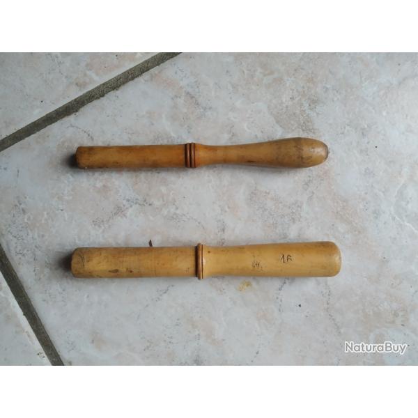 Anciens bourroirs en buis