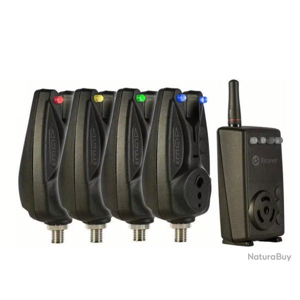 Carp Sounder Age One Dtecteur de touche sans fil 4+1 Set diff.