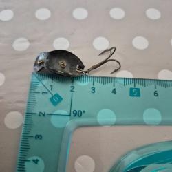 Cuillère cuivre 3cm taille n°1 Peche carnassier ultra Rare new mfpps Bte SGDG Très ancienne