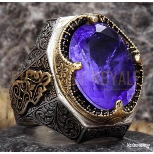 Bague Chevalire argent ottomane