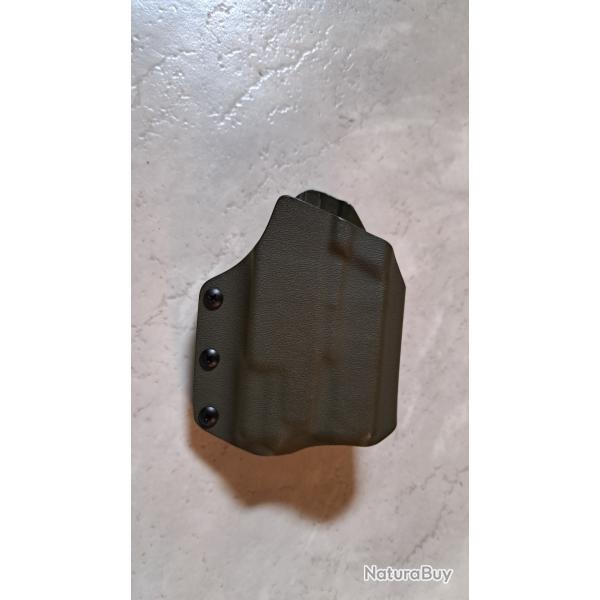 holster pour glock 45 quip avec lampe Olight Baldr S