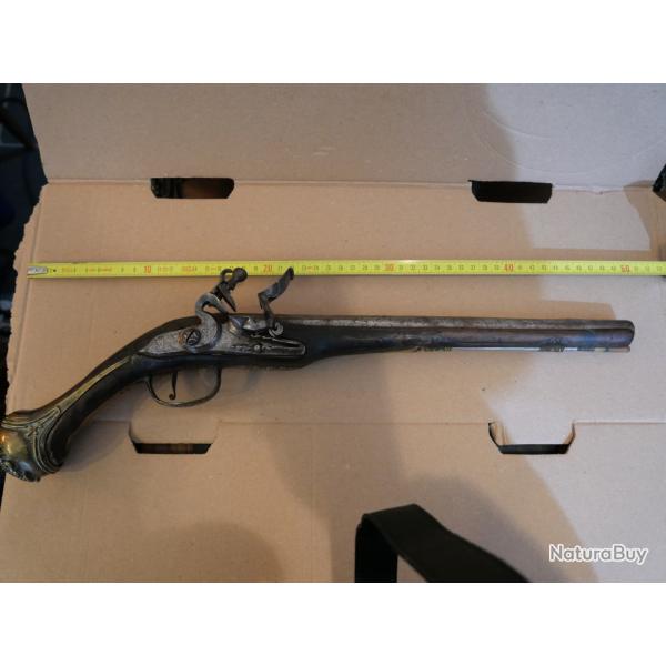 Pistolet  silex europe de l'est  18e