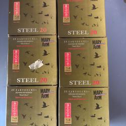 Lot 150 cartouches Mary Arm calibre 28/70 plomb 7+8