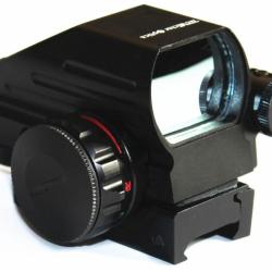 Red Dot 1X22X33 (red and green reflex sight with red laser sight)