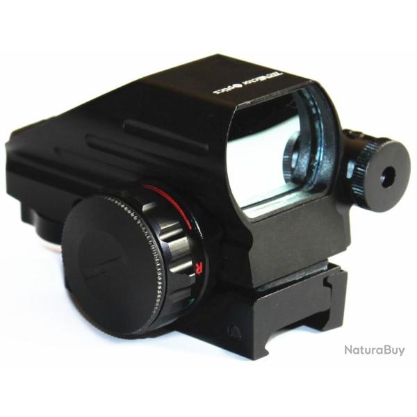 Red Dot 1X22X33 (red and green reflex sight with red laser sight)