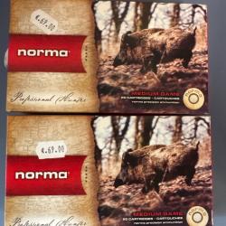 Lot 2 boîtes Norma 7mm 08 Rem 140 gr 9,1 g