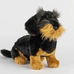 Peluche Teckel &agrave; poils durs 28 cm