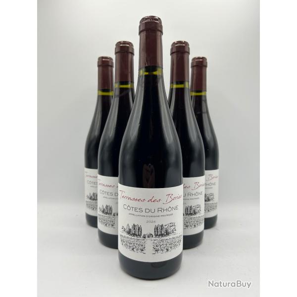 2024 Terrasses des Bories C�tes du Rh�ne Rouge - 6 Bouteilles
