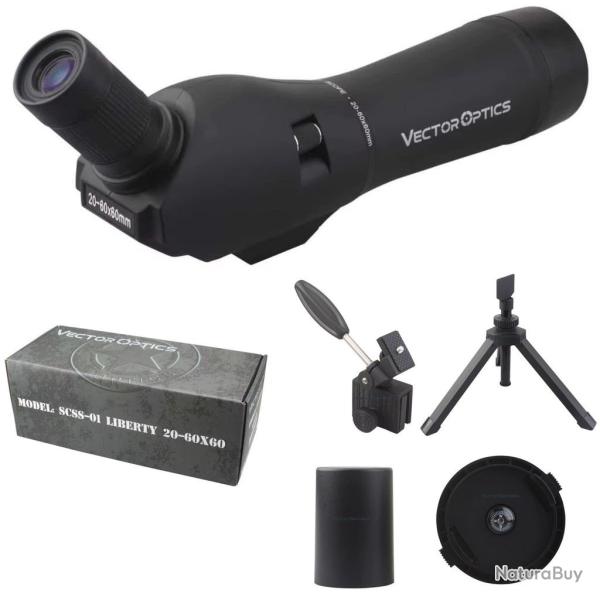 Longue Vue Observation Tir Zoom 20-60x60 *Ench�re* Vector Optics Liberty +Tr�pieds