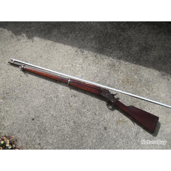 Rare Rolling Block Arme Francaise  premier modle