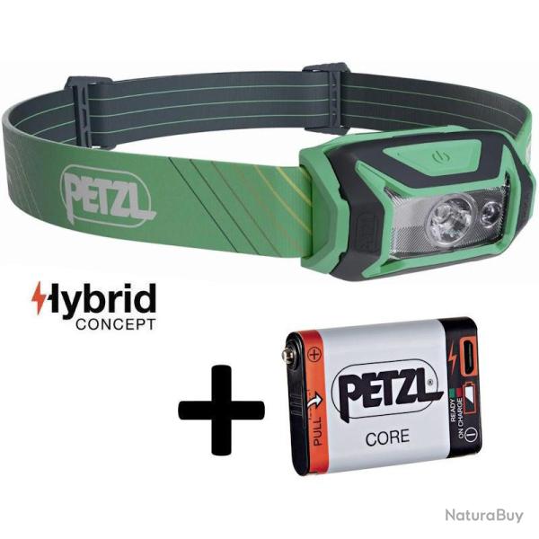 Lampe frontale Petzl Tikka Core verte