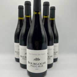 2020 La Tour du Bois Bourgogne Pinot Noir Vin Rouge - 6 Bouteilles