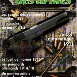 gazette des armes 238 , carcano 1891, colt 1911, fusil de marine 1816, galand 1893, grenades fran&ccedil;ai