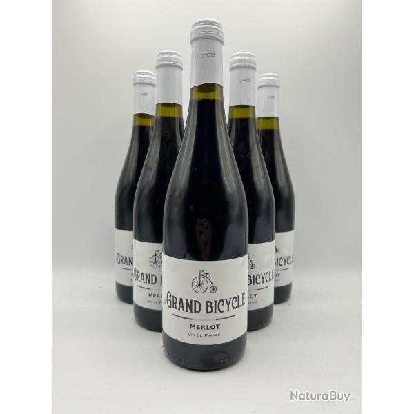 Grand Bicycle Merlot Vin de France Vin Rouge - 6 Bouteilles
