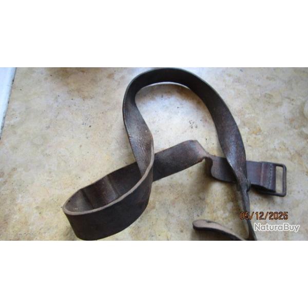 bretelle Berthier 1892 lebel 07/15 ww1 ww2 premire seconde guerre mondiale mousqueton fusil tampon