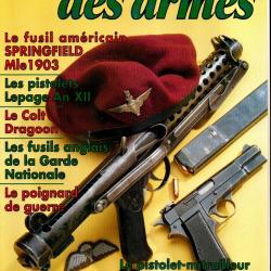 gazette des armes 231, pm sterling l34a1 &agrave; silencieux, pistolets lepage an XII, springfield m.1903,