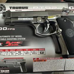 taurus pt92 gaz we chromée airsoft