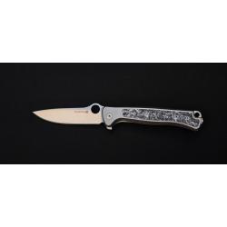 Spyderco Slym C271TIP  Couteau de poche titane & fibre de carbone, lame M390