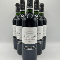 2021 Château Beaulieu Grand Vin de Bordeaux Rouge Cuvée Arthur - 6 Bouteilles