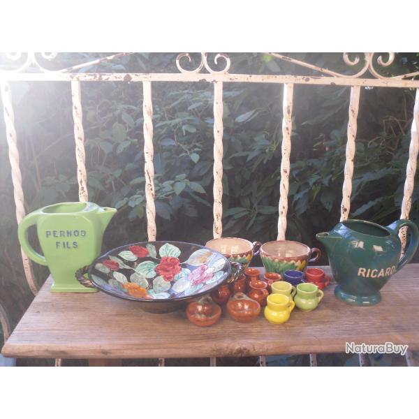 Lot de c�ramique Vallauris et publicitaire