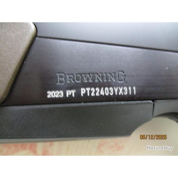 Carabine Browning  Bar 4X busc rglable canon de 53 flut et filet, calibre 30/06