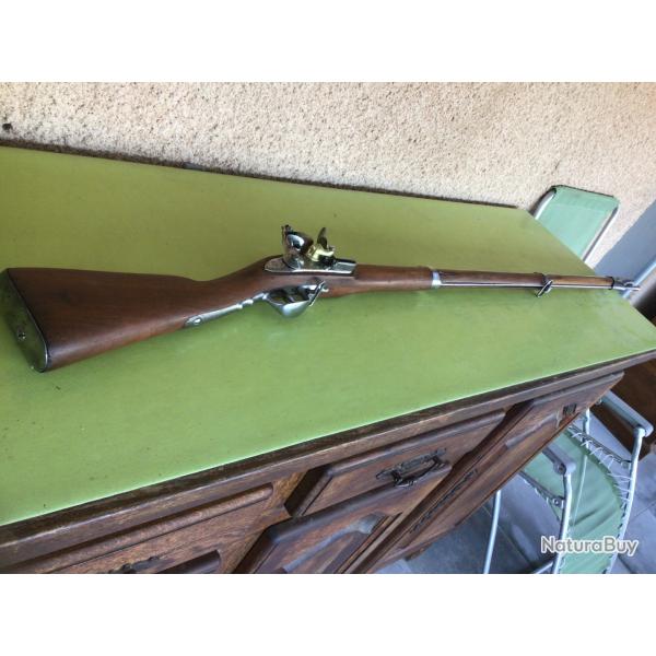 TRES BEAU FUSIL REGLEMENTAIRE FRANAIS A SILEX MODELE 1777